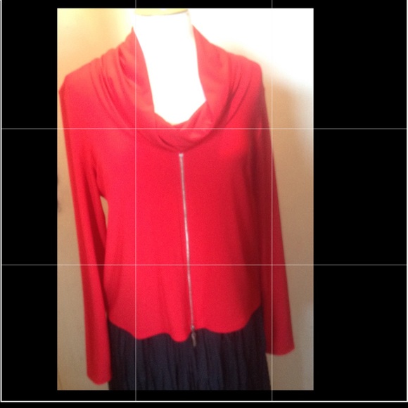 Joseph Ribkoff Red Top SZ8 BNWT - Picture 5 of 8